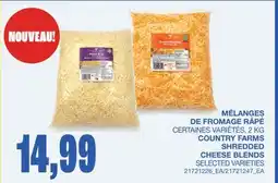 Wholesale Club MÉLANGES DE FROMAGE RÂPÉ offer