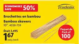 Home Hardware Bamboo skewers offer