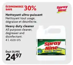 Home Hardware Heavy duty cleaner offer