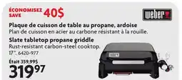 Home Hardware Slate tabletop propane griddle offer
