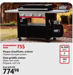 Home Hardware Slate griddle station offer