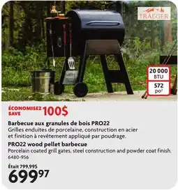 Home Hardware PRO22 wood pellet barbecue offer