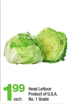 Highland Farms Head Lettuce offer