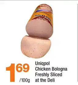 Highland Farms Uniqpol Chicken Bologna Freshly Sliced offer