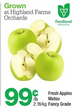 Highland Farms Fresh Apples Matsu Fancy Grade offer