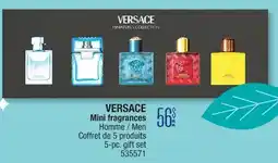 Jean Coutu VERSACE Mini fragrances offer