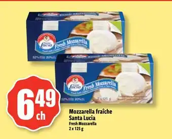 Bonanza Mozzarella fraîche Santa Lucia offer