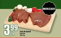 Bonanza Foie de boeuf offer