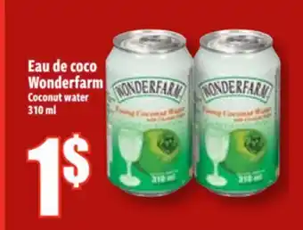 Bonanza Eau de coco Wonderfarm offer