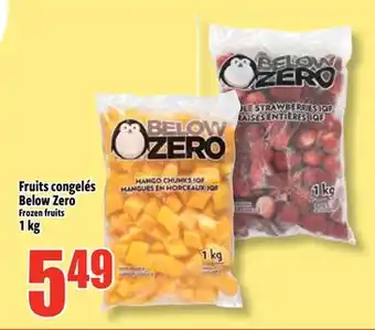 Bonanza Fruits congelés Below Zero offer