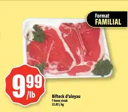 Bonanza T-bone steak offer