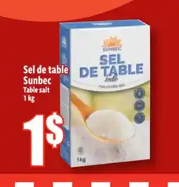 Bonanza Sunbec Table Salt offer