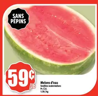 Bonanza Melons d'eau offer