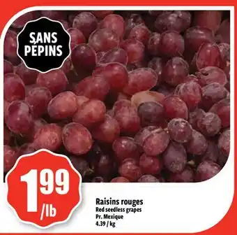 Bonanza Raisins rouges offer