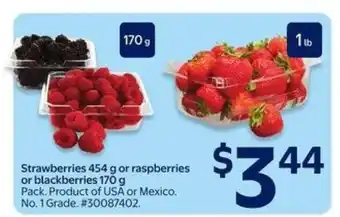 Walmart Strawberries, raspberries or blackberries offer