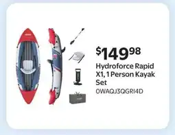 Walmart Hydroforce Rapid X1, 1 Person Kayak Set offer