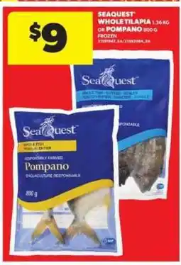 Real Canadian Superstore SEAQUEST WHOLE TILAPIA or POMPANO offer