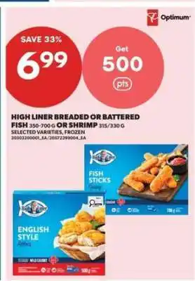 Real Canadian Superstore High Liner Breaded or Battered Fish or Shrimp offer