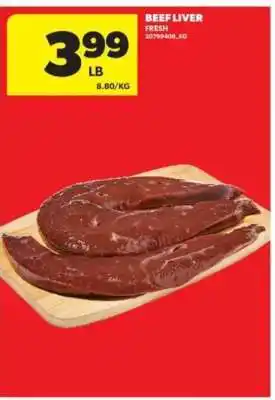Real Canadian Superstore Beef Liver offer