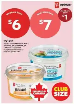 Real Canadian Superstore PC Dip offer