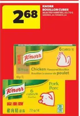 Real Canadian Superstore KNORR BOUILLON CUBES offer