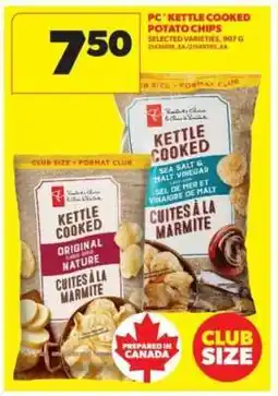 Real Canadian Superstore PC Kettle Cooked Potato Chips offer