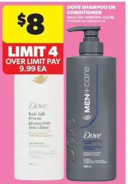 Real Canadian Superstore Dove Shampoo or Conditioner offer