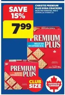 Real Canadian Superstore Christie Premium Plus Soda Crackers offer