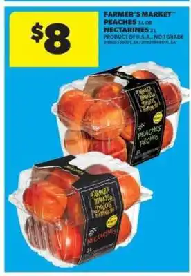 Real Canadian Superstore Farmer's Market Peaches or Nectarines offer