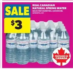 Real Canadian Superstore REAL CANADIAN NATURAL SPRING WATER offer