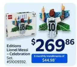 Walmart Editions Lionel Messi – Celebration Set offer