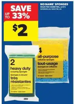 Real Canadian Superstore NO NAME SPONGES offer