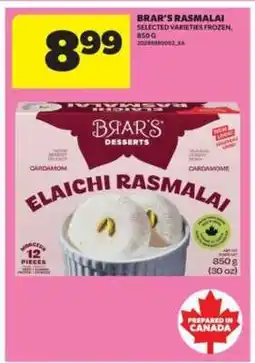 Real Canadian Superstore Brar's Rasmalai offer