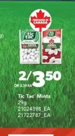 Real Canadian Superstore Tic Tac Mints offer