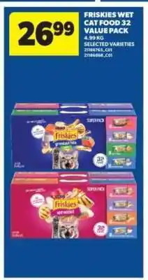 Real Canadian Superstore Friskies Wet Cat Food 32 Value Pack offer