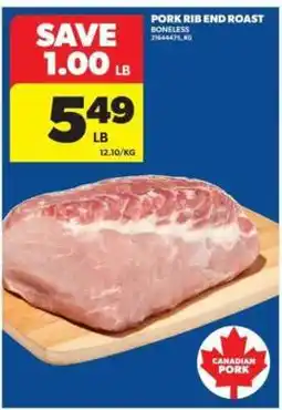 Real Canadian Superstore Pork Rib End Roast offer