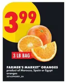 No Frills FARMER’S MARKET ORANGES offer