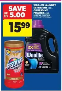 Real Canadian Superstore Woolite Laundry Detergent or Resolve Powder offer