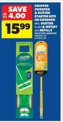 Real Canadian Superstore Swiffer Sweeper & Duster Starter Kits or Sweeper offer