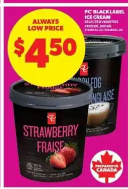 Real Canadian Superstore PC Black Label Ice Cream offer