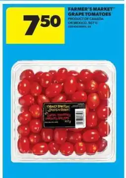 Real Canadian Superstore FARMER'S MARKET GRAPE TOMATOES offer