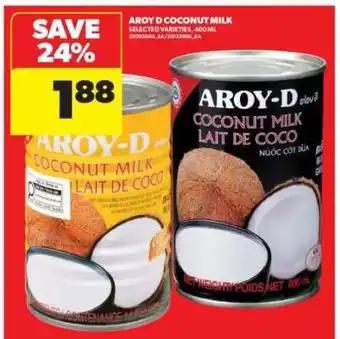 Real Canadian Superstore Aroy-D Coconut Milk offer