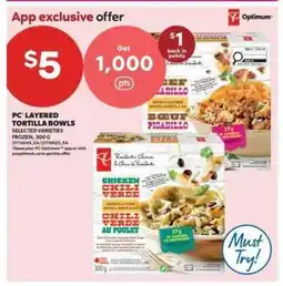 Real Canadian Superstore PC Layered Tortilla Bowls offer