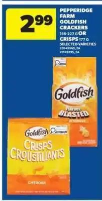 Real Canadian Superstore PEPPERIDGE FARM GOLDFISH CRACKERS offer