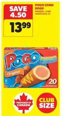 Real Canadian Superstore POGO Corn Dogs offer