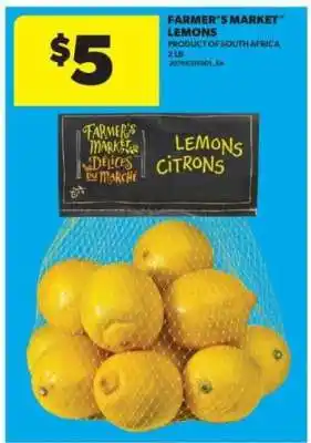 Real Canadian Superstore Farmer's Market Lemons offer