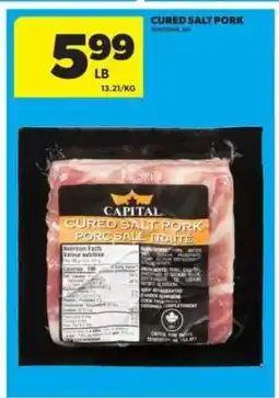 Real Canadian Superstore Cured Salt Pork offer
