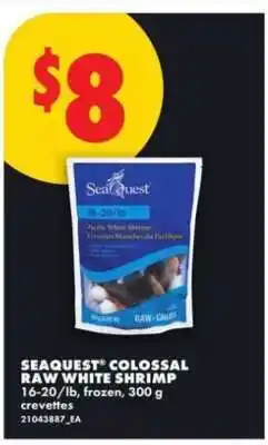 No Frills SEAQUEST COLOSSAL RAW WHITE SHRIMP offer
