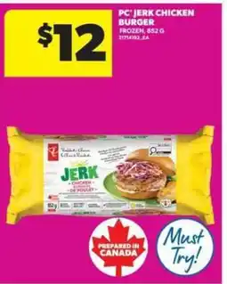 Real Canadian Superstore PC Jerk Chicken Burger offer