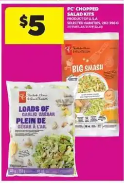 Real Canadian Superstore PC Chopped Salad Kits offer